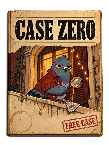 Case Zero case file, marked free case